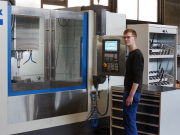 Investment in CNC vertical machining centre 